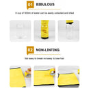 Seametal toalha de lavagem de carro de microfibra dupla face toalhas para lavagem de carro