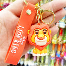 Novo anime disney chaveiro dos desenhos animados mickey mouse minnie lilo & ponto bonito boneca chaveiro ornamento pingente crianças brinquedos presentes