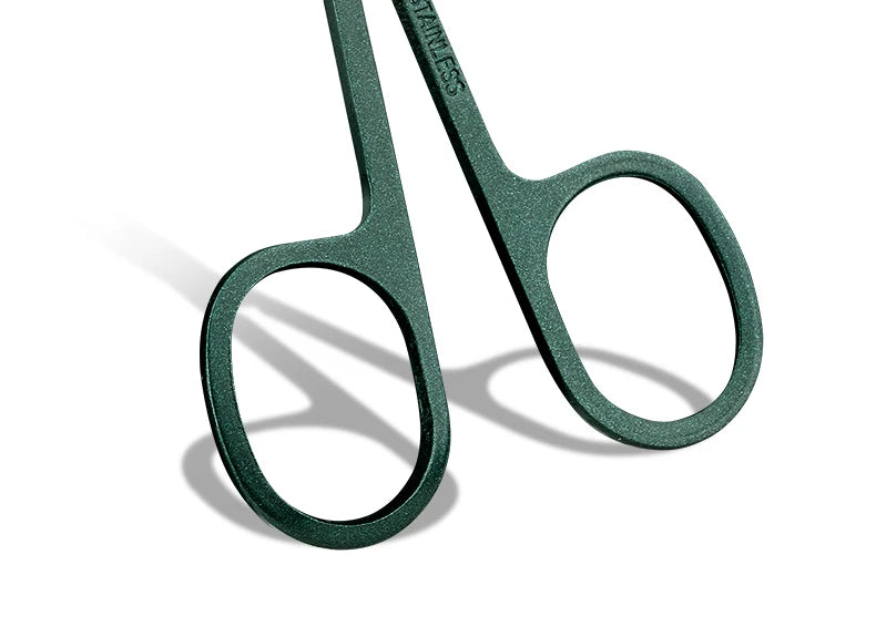 Ouriner 6-18 pçs conjuntos de manicure portátil kits de pedicure preto brilhante