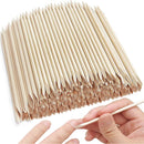 100/50 pçs empurrador da arte do prego varas de madeira laranja cutícula empurrador removedor