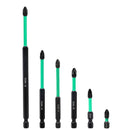 1pc 25-150mm pz2 chave de fenda magnética bits resistente longo poidriv chave de fenda bit 1/4 Polegada 6.35mm hex haste chave de fenda ferramenta de mão
