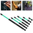 1pc 25-150mm pz2 chave de fenda magnética bits resistente longo poidriv chave de fenda bit 1/4 Polegada 6.35mm hex haste chave de fenda ferramenta de mão