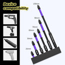 Chave de fenda magnética antiderrapante Bits, Phillips à prova de choque, Impact Bits, Hex Shank, Alloy Steel Bits, Adequado para ferramentas elétricas, 6 pcs, 12 pcs