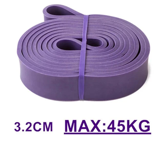Faixa de resistência resistente látex esportes elástico