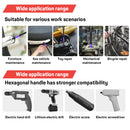 Cabeça de lote magnética d1 anti-choque, alta dureza, cruz 25/50/65/70/90/150mm