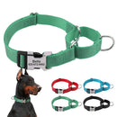 Coleira de cachorro de nylon personalizada, coleira reflexiva para cães, colar personalizado para animais de estimação com alça para cães pequenos, médios e grandes, pitbull