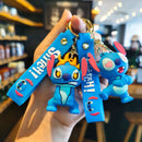 Novo anime disney chaveiro dos desenhos animados mickey mouse minnie lilo & ponto bonito boneca chaveiro ornamento pingente crianças brinquedos presentes