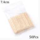 100/50 pçs empurrador da arte do prego varas de madeira laranja cutícula empurrador removedor