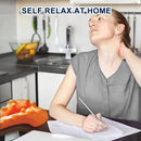 Relaxador de pescoço e ombro com ponto de massagem na parte superior das costas, dispositivo de tração cervical maca de pescoço para alívio da dor e coluna TMJ