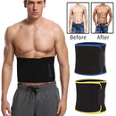 Cintura trimmer cinto fino masculino corpo shaper cinchers controle de barriga neoprene suor envoltório para estômago e volta apoio lombar fajas