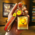Novo anime disney chaveiro dos desenhos animados mickey mouse minnie lilo & ponto bonito boneca chaveiro ornamento pingente crianças brinquedos presentes