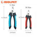 Cortador de unhas profissional para animais de estimação com guarda de segurança