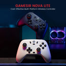 GameSir-Controlador Gamepad sem fio, Nova Lite, Bluetooth, Dongle, Com Fio para Switch