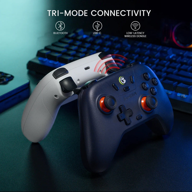GameSir-Controlador Gamepad sem fio, Nova Lite, Bluetooth, Dongle, Com Fio para Switch