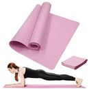 Tapete Yoga 4mm de espessura para exercício yoga e pilates ginástica esteira equipamentos fitness