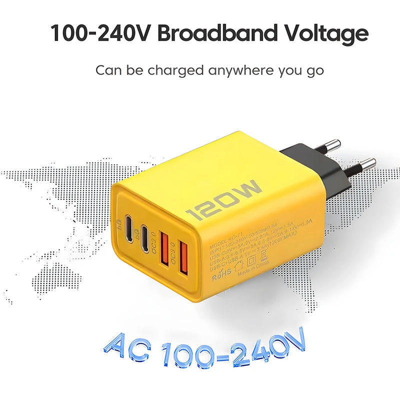 USB C PD carregador do telefone, carga rápida 3.0, tipo C, adaptador de carregamento rápido