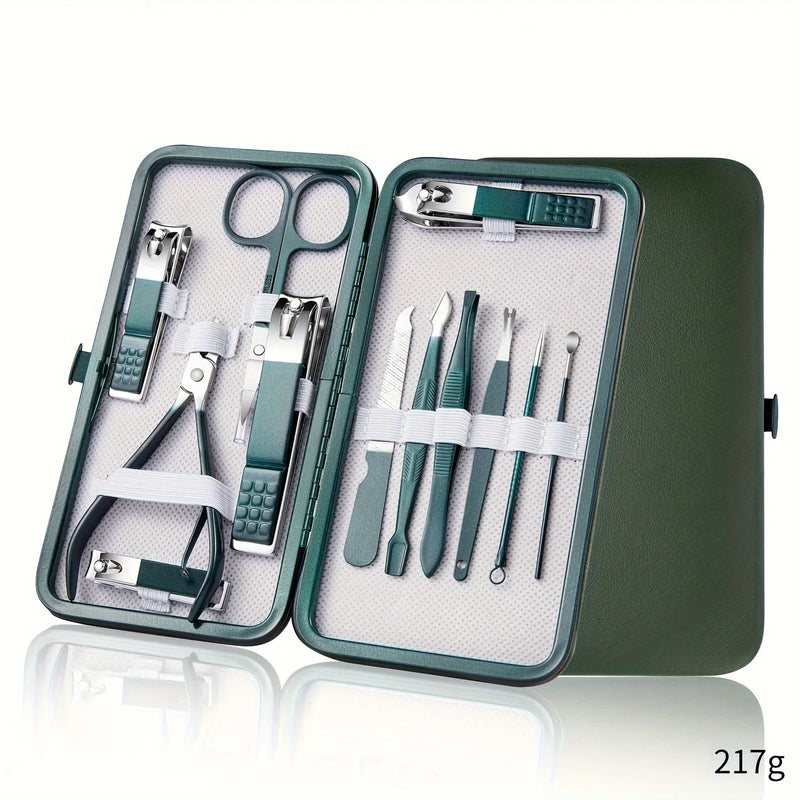 Kit profissional de cuidados com unhas com Conjunto de manicure e pedicure em aço inoxidável